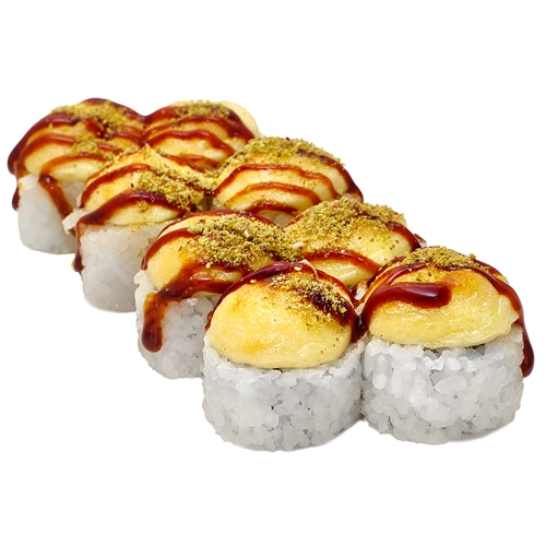 Запечений сирний з грушею