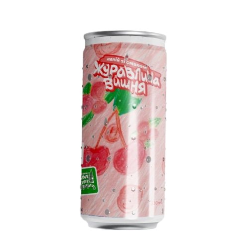 Лимонад Mova Журавлина Вишня 0,33 л